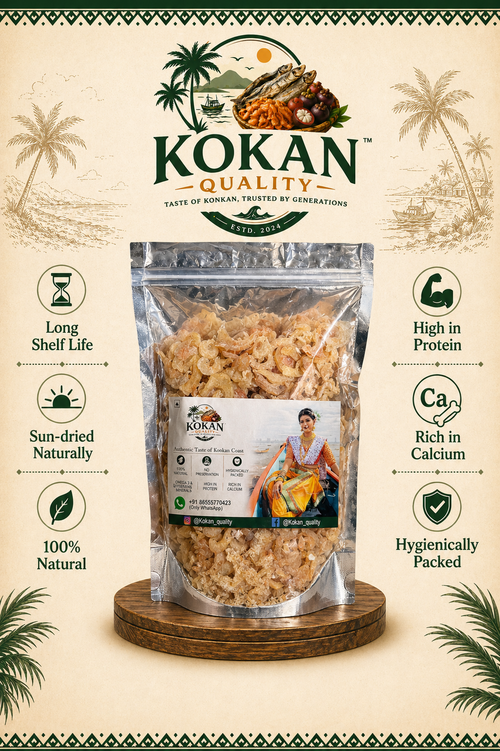 Premium Dried Prawns (सुके सोडे) / Sode