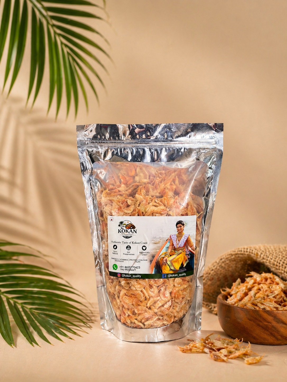 Sun Dried Shrimp Large (करंदी) / Kardi